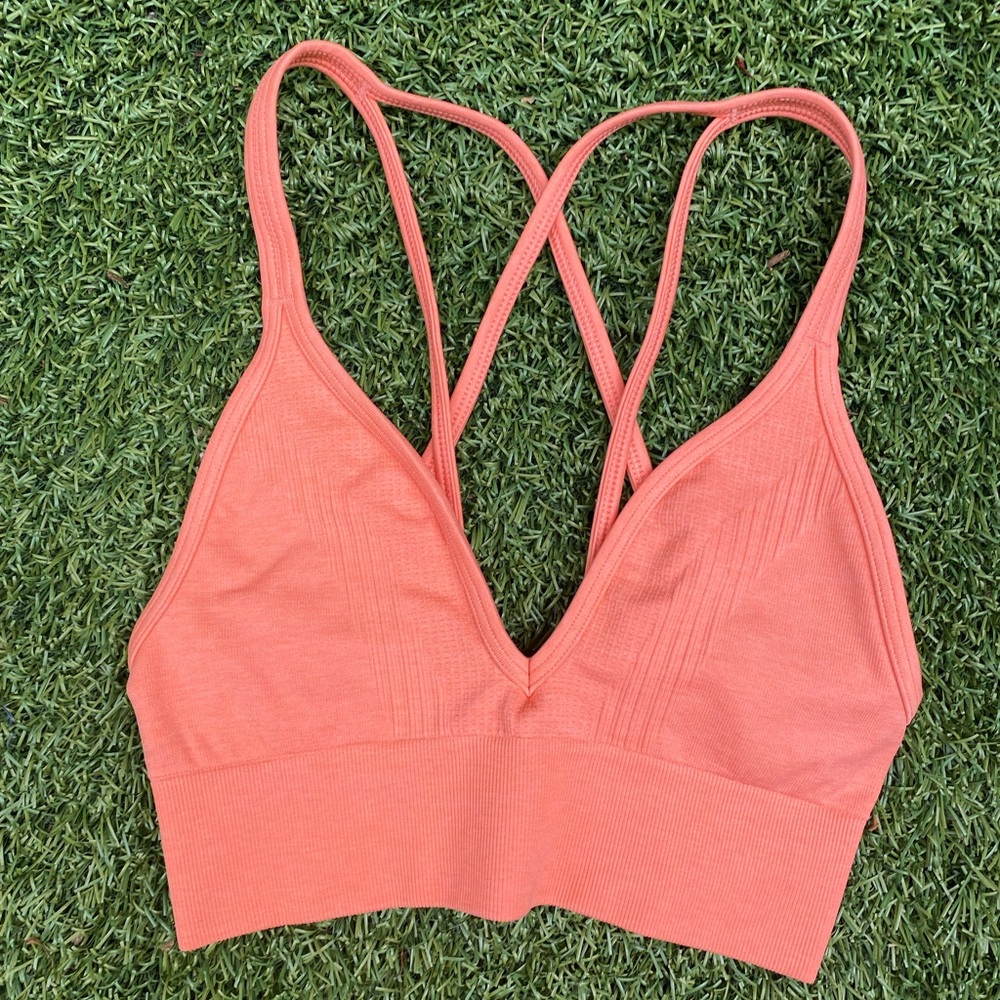 Lululemon Neon orange bra